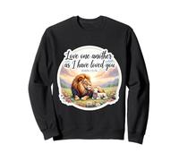 Love One Another As I Have Loved You, Versetto della Bibbia Cristiana Felpa