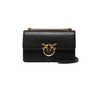 Pinko Borsa Donna Love One Classic DC Vitello SE Nero-Antique Gold Z99Q U