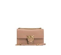 Pinko, LOVE ONE CLASSIC DC VITELLO SE Donna, D01Q_BISCOTTO ZENZERO-ANTIQUE GOLD, size