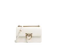 Pinko Love One Classic Borsa a spalla avorio, pelle, donna