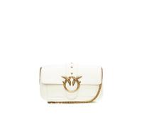 PINKO Love One Borsa a tracolla Pelle 19.5 cm white (100061-A0F1-Z14Q)