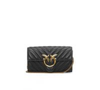 Pinko Love One Borsa a tracolla nero, pelle, donna