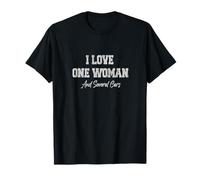 Love One Woman & Diverse Auto Divertenti Maglietta