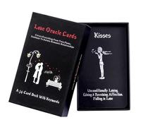Love Oracle Cards,Twin Flame Oracle Cards,Tarocchi per principianti,Copre Twin Flame,anima gemella e relazioni romantiche,Guida nel viaggio dell'amore