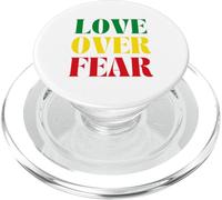 Love Over Fear Reggae Colors PopSockets PopGrip per MagSafe