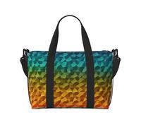 Love Owl - Borsa da viaggio unisex, resistente all'acqua, borsa da palestra per fine settimana, grande capacità, tracolla regolabile, Motivo a colori, Taglia unica
