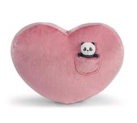 Nici Green: Cuscino di peluche a forma di cuore con panda