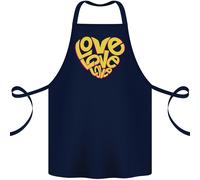 Love Parola Arte Forma Cuore contro la Guerra Hippy Cotone Grembiule 100%