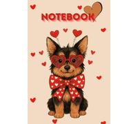 Love Paws Notebook: Cute Dog with Hearts - lined Journal, Diary and Planner for Dog Lovers