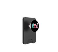 Love Peace Ukulele I Chitarra Musica Cuore Strumento PopSockets PopWallet per MagSafe