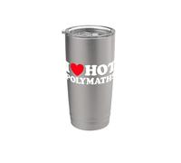 Love Polymath Divertente Talento Mente Sexy Genius Smart Incontri Fan Bicchiere termico in acciaio inox doppia parete