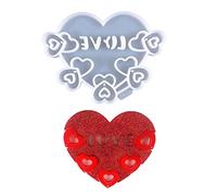 Love Portico Gancio Goccia Stampo Gancio Porta Appeso Rack di Stoccaggio Stampo in Silicone Appeso alla Parete Strumento di Stoccaggio Stampi per Resina epossidica
