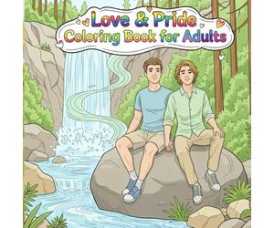 Love & Pride Coloring Book for Adults: Diverse Romantic Scenes & Joyful Illustrations: A Therapeutic Activity Book for Stress Relief and Emotional Well-being