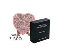 Love Puzzle Valentine'S Day Gift Wooden Puzzle Alien