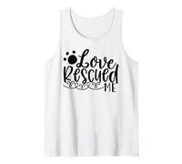 Love Rescued Me Pet Rescue Storia di Supporto Canotta