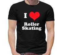 Love Roller Skate T-Shirt - Roller Skates - Pattinatrice Disco - Idea Regalo