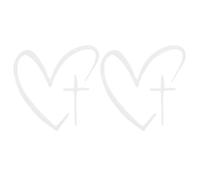Love Shape Side Window Graphic Weatherproof Adhesive Vehicle Emblem
