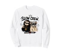 Love Sloth - Camicia da Donna con Bradipo Pigro, per Ragazze e Bambine Felpa