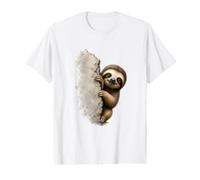 Love Sloth - Camicia da Donna con Bradipo Pigro, per Ragazze e Bambine Maglietta con Stampa Grafica Economica
