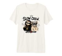 Love Sloth - Camicia da Donna con Bradipo Pigro, per Ragazze e Bambine Maglietta Premium