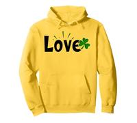 Love St. Patricks Day Irish Lucky Shamrock Tshirts San Valentino Felpa con Cappuccio