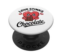 Love Stinks Passare il Cioccolato Divertente Anti Valentine PopSockets PopGrip Adesivo