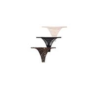 LOVE STORIES String confezione da 3 Threesome Roomservice nero | XL