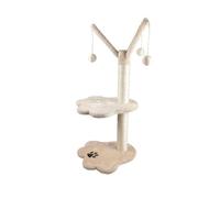 LOVE STORY Albero per gatti con giocattoli 82 cm ecru