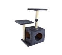 Love Story, Albero per gatti con giocattolo e nicchia, H60 cm, colore: antracite