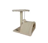 Love Story, Albero per gatti con giocattolo e tunnel, 38 cm, colore: Ecru