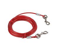 Love Story, Cavo di fissaggio in acciaio ultra resistente, 6 m x 5 mm, colore: Rosso