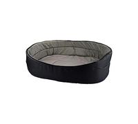 LOVE STORY Cesto Ovale 45x27cm Essenziale Nero/Grigio