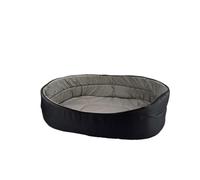 LOVE STORY Cesto ovale 50x32cm Essentiel nero/grigio
