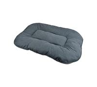 LOVE STORY Cuscino a fiocco in microfibra, pelle di pesca, 77 x 58 x 5 cm, softy carbone