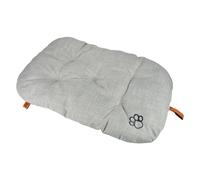 Love Story Cuscino a fiocco reversibile in poliestere, 107 x 62 x 5 cm, colore: grigio chiaro