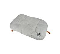 Love Story Cuscino a fiocco reversibile in poliestere, 87 x 55 x 5 x 5 cm City grigio chiaro