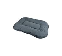 LOVE STORY Cuscino Fiocco Microfibra Pelle di Pesca 61 x 46 x H5 cm, Softy Carbone