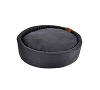 LOVE STORY Cuscino Rotondo in Poliestere o60 x 15 cm Cosy Golden Antracite