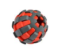 LOVE STORY Giocattolo da masticare Palla Distributore di prelibatezze 15 x 5 cm, rosso/grigio