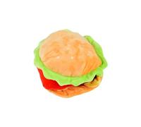 Love Story, Giocattolo di peluche di scavo Hamburger in poliestere D16,5 x H9 cm
