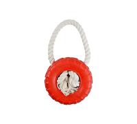 Love Story Giocattolo gomma su corda D14 x 25 cm Rosso
