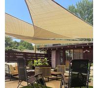 LOVE STORY Tenda a vela triangolare da 3,5 x 25,4 x 3,5 m, con protezione dai raggi UV, per esterni, patio, giardino, cortile
