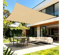 LOVE STORY Vela ombreggiante 2.5x2.5m Rettangolare Impermeabile UV95% per Patio