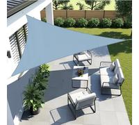 LOVE STORY Vela ombreggiante Triangolare 3.6x3.6x3.6m Impermeabile Tenda a Vela Blu Tenda da sole per esterno，PES Poliéster Protezione UV al 95% per Esterno,Giardino,Terrazzo,Balcone,Patio