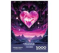 Love Sunset 1000 Pezzi Animation Puzzle Classico Multicolore Per Gioco Familiare Regalo Per Adulti E Bambini Da 14 Anni E Più 38x26cm/1000pcs