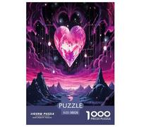 Love Sunset Puzzle Impossible 1000Pcs Decorazione Per La Casa. Giochi Rilassamento E Intelligence Per Adulti E Ragazzi Da 14 Anni 38x26cm/1000pcs