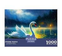Love Swan Puzzle 1000 Pezzi Bambini Adulti Impegnativo E Difficile Giochi Rilassamento E Intelligence,Regalo Per Amore E Amico 38x26cm/1000pcs