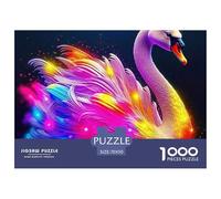Love Swan Puzzle 1000 Pezzi Per Adulti E Bambini Con Una Misura Impegnativo E Difficile Giochi Rilassamento E Intelligence,Collezione D'Arte 70x50cm/1000pcs