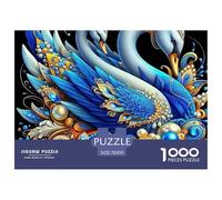Love Swan Puzzle 1000 Pezzi Per Adulti E Bambini Dai 12 Anni Impegnativo E Difficile Giochi Rilassamento,Idea Regalo Uomo E Donna 70x50cm/1000pcs