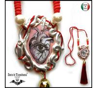 Love Talismano magico del Amore cuore magia potere wiccan pagan amuleto ciondolo